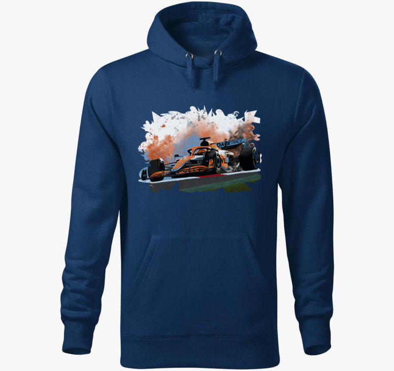 Daniel Ricciardo kapucnis pulóver — Éjkék