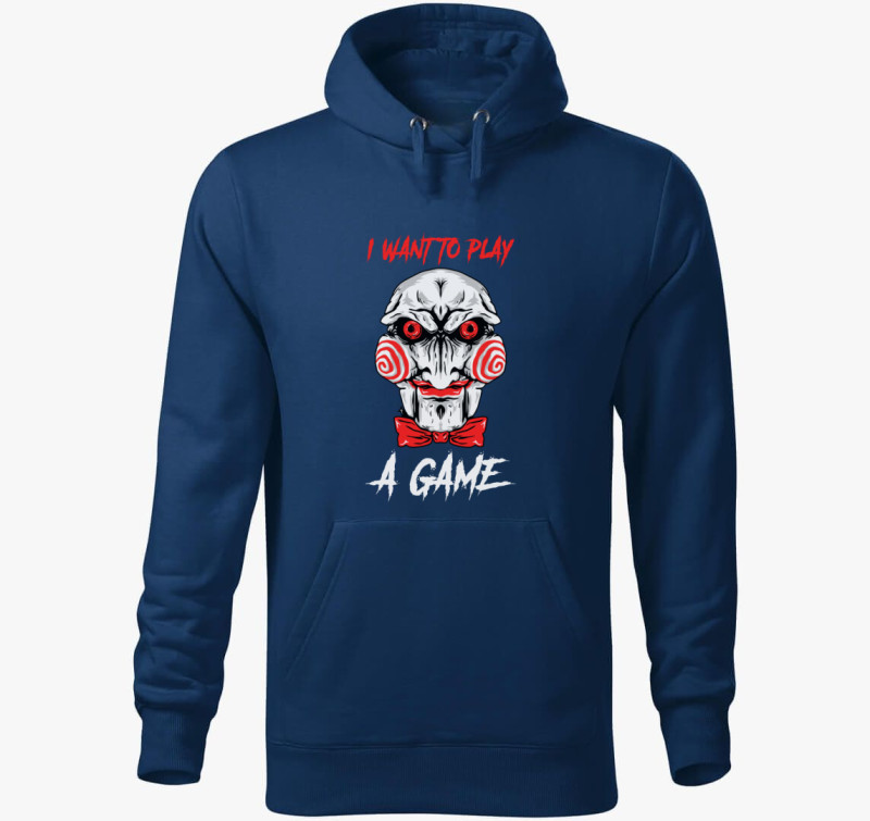 Jigsaw kapucnis pulóver — Éjkék