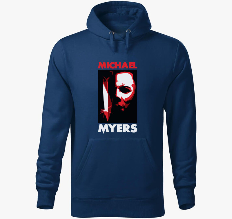 Halloween Michael Myers kapucnis pulóver — Éjkék