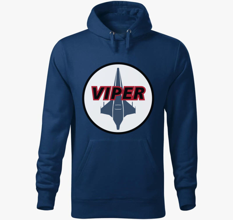 Bsg viper kapucnis pulóver — Éjkék