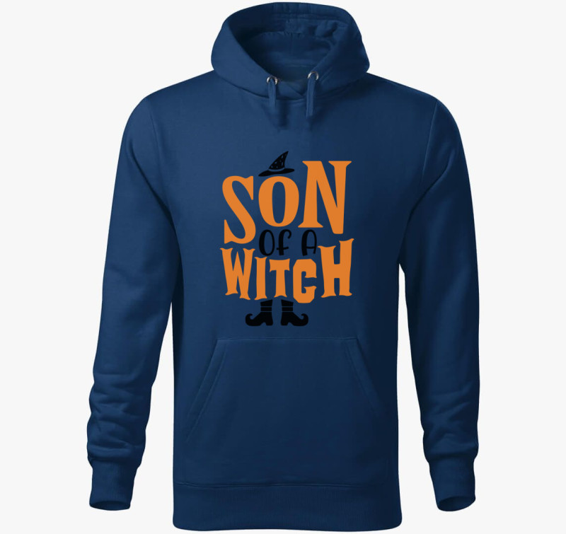 Son of a witch kapucnis pulóver — Éjkék