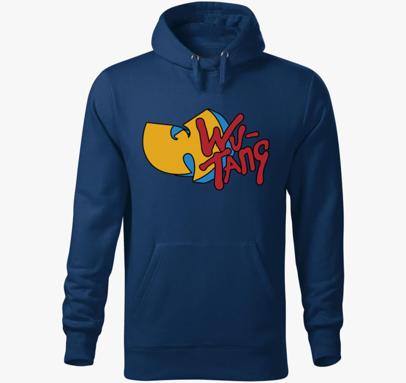 Wu-Tang Burger kapucnis pulóver — Éjkék