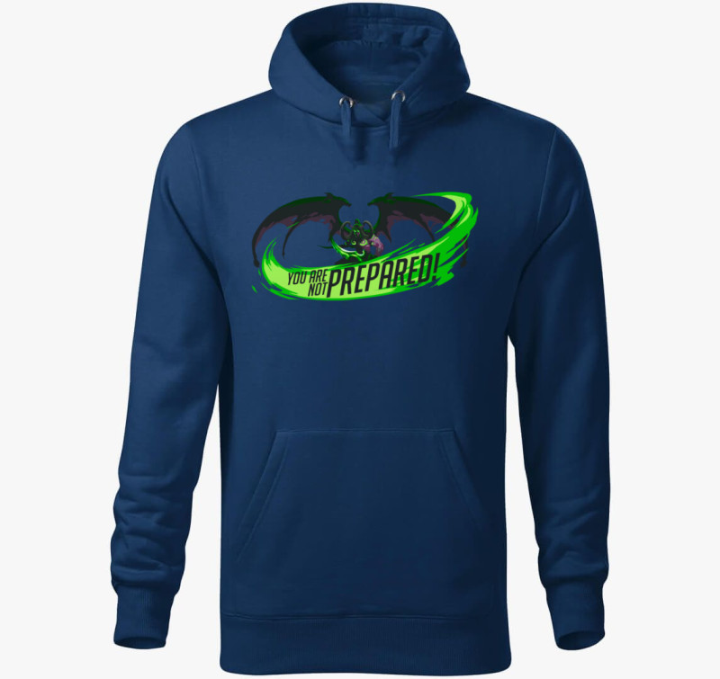 World of Warcraft Illidan Gamer kapucnis pulóver — Éjkék