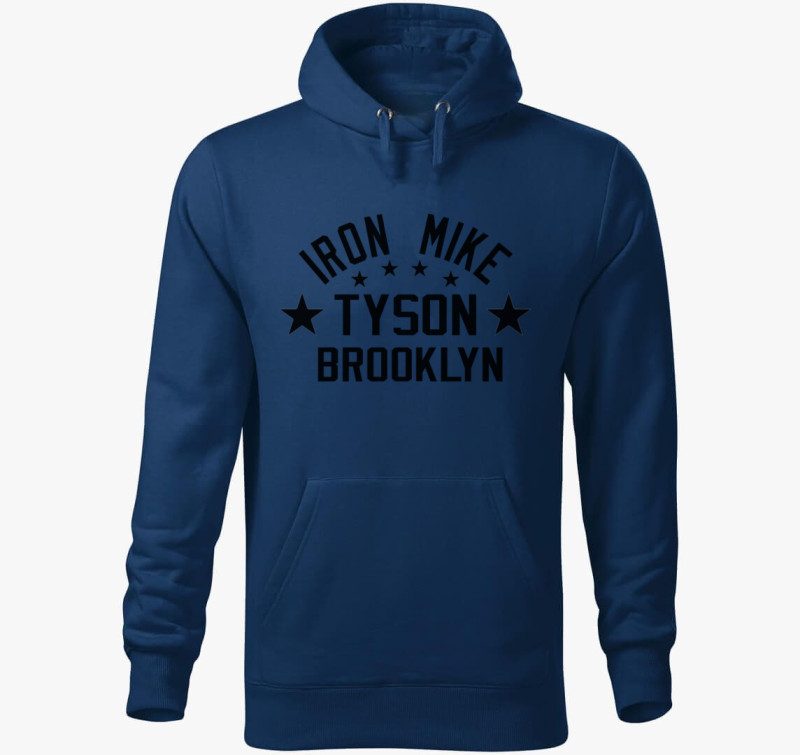 Iron Mike Tyson kapucnis pulóver — Éjkék