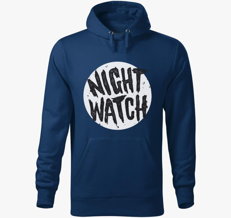 Night Watch kapucnis pulóver — Éjkék