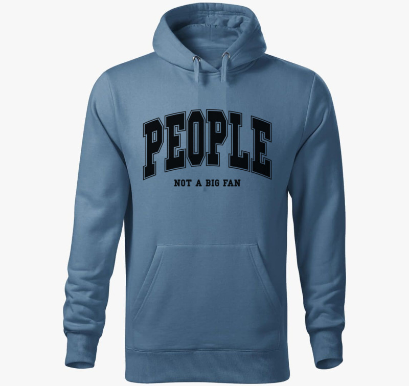 Ppl not fan kapucnis pulóver — Farmerkék