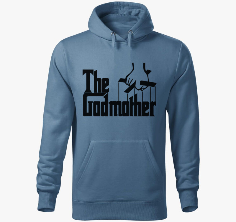 The Godmother kapucnis pulóver — Farmerkék