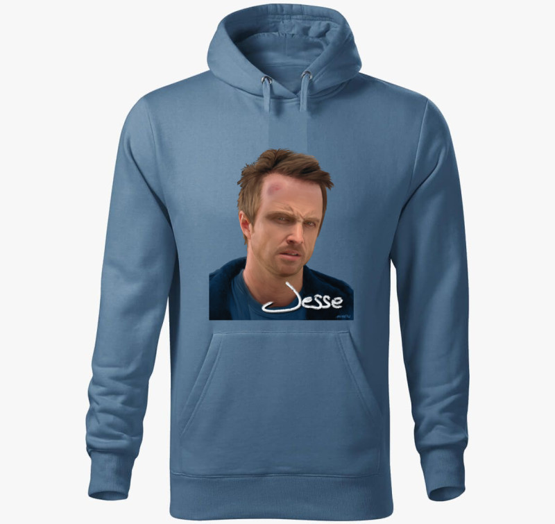 Breaking Bad - Jesse kapucnis pulóver — Farmerkék