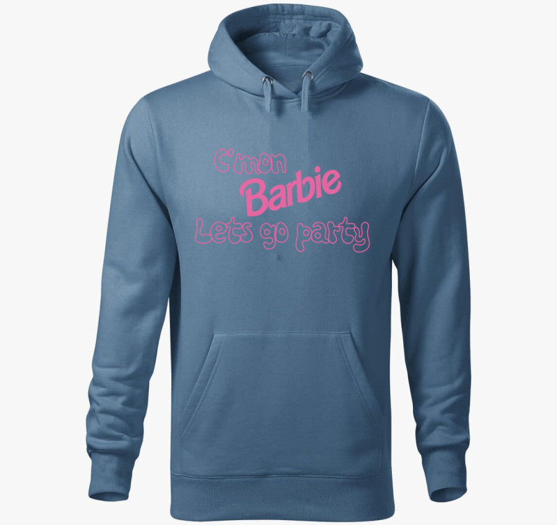 C'mon Barbie kapucnis pulóver — Farmerkék