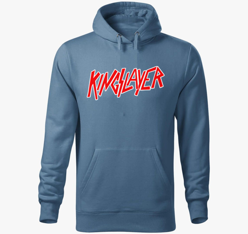 Kingslayer kapucnis pulóver — Farmerkék