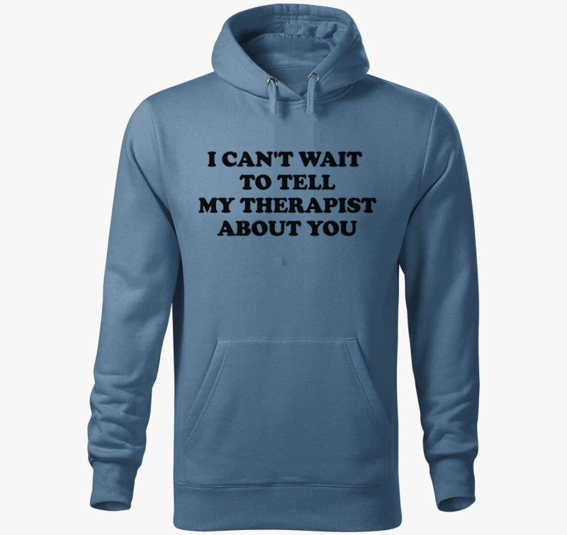 About you kapucnis pulóver — Farmerkék