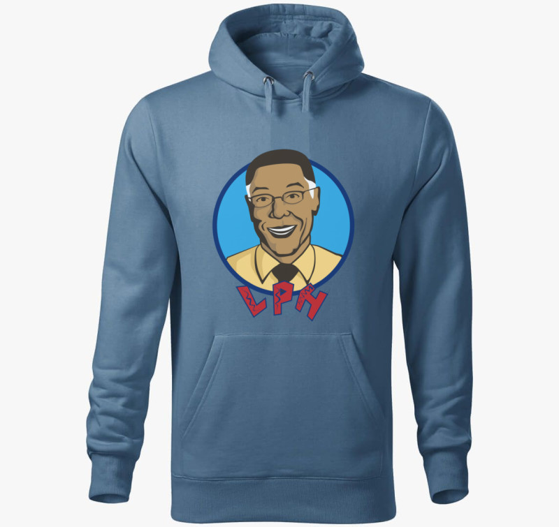 Los Pollos Hermanos 2 kapucnis pulóver — Farmerkék