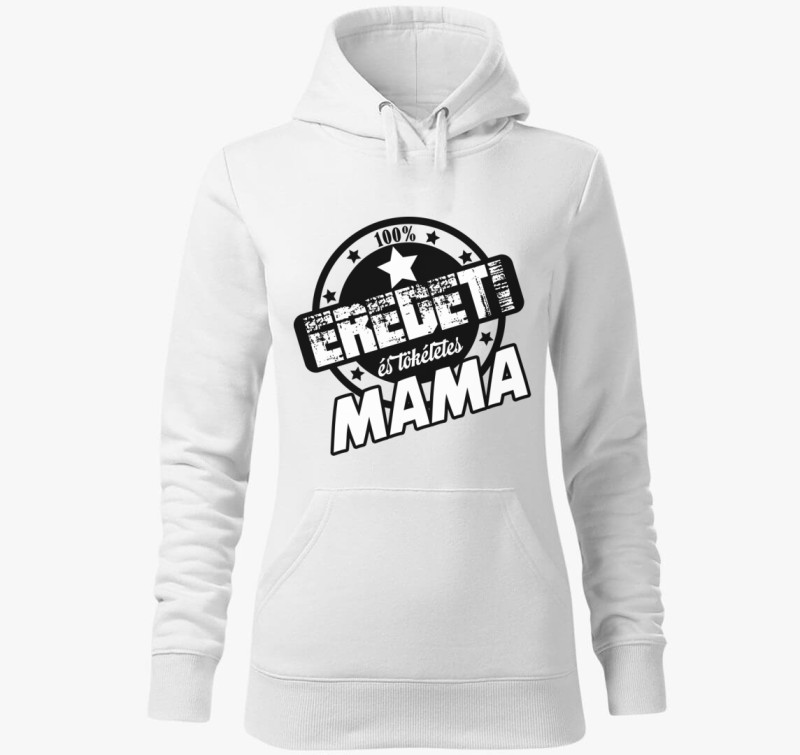 Mama tökéletes kapucnis pulóver — Fehér
