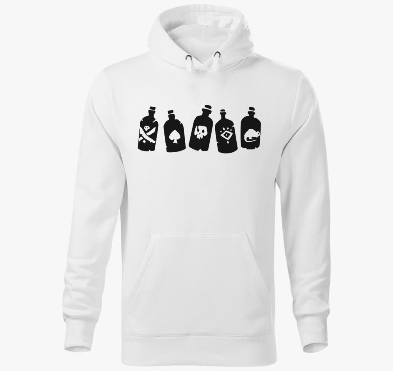 Sea of Thives potions kapucnis pulóver — Fehér