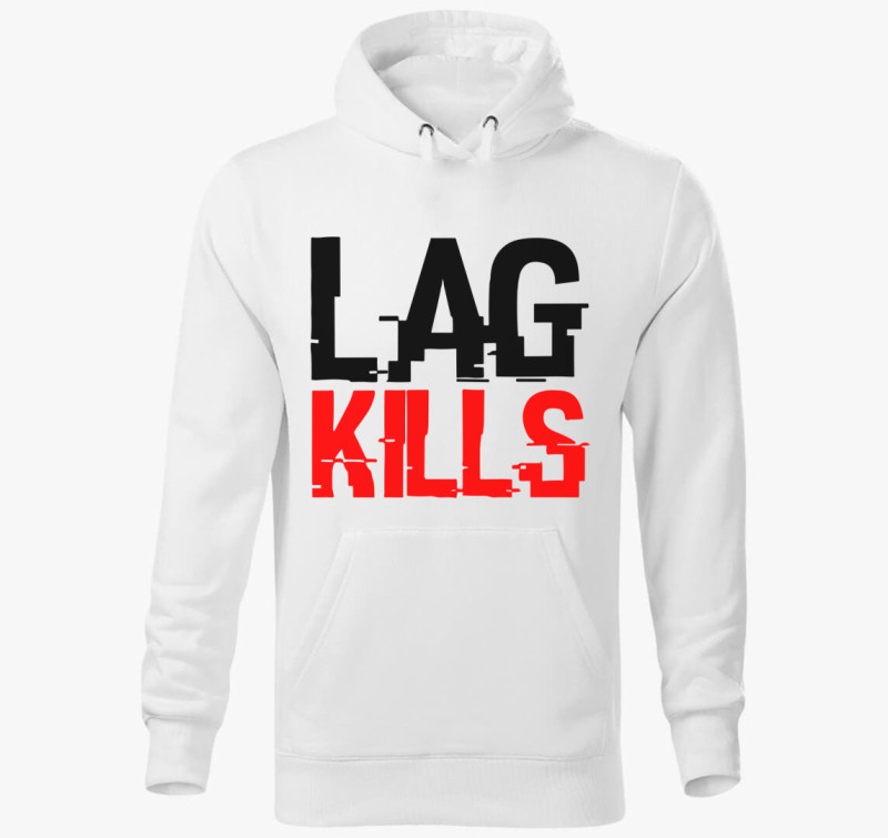 Lag kills kapucnis pulóver — Fehér