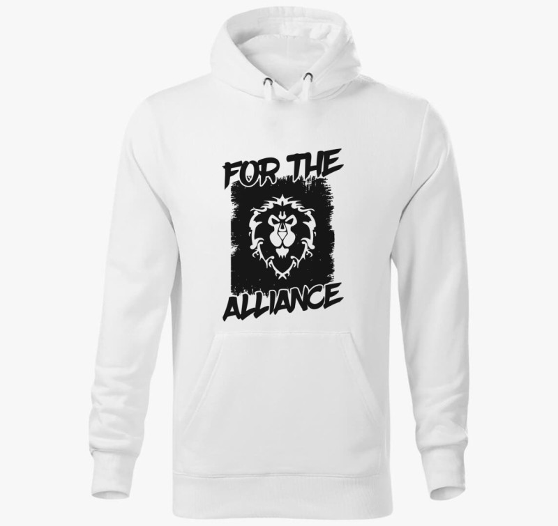 For the Alliance kapucnis pulóver — Fehér