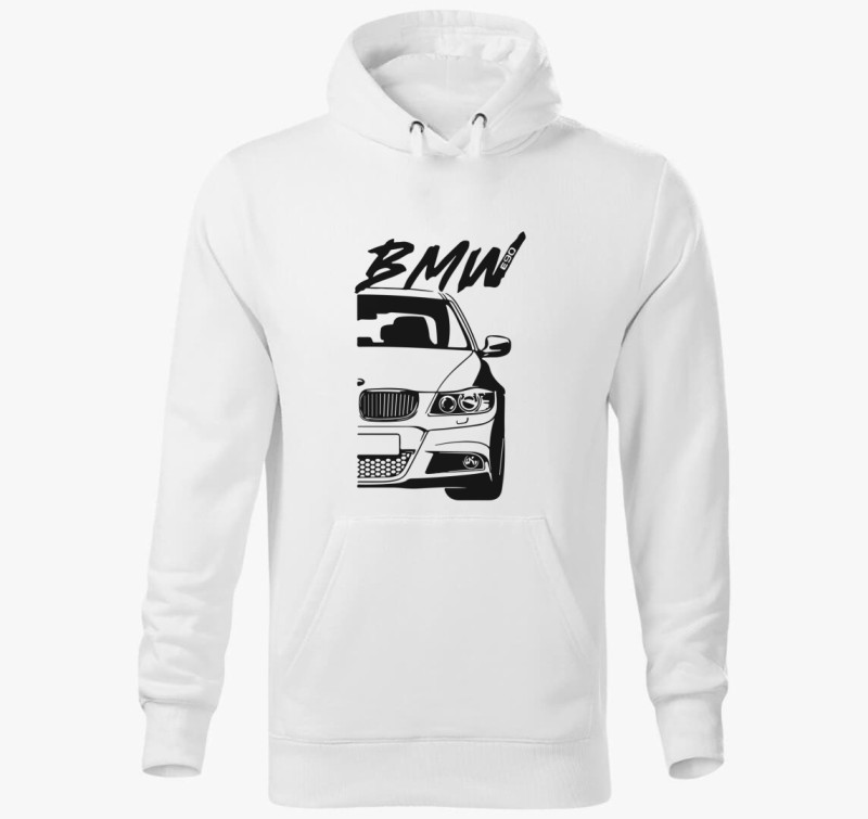 BMW E90 kapucnis pulóver — Fehér