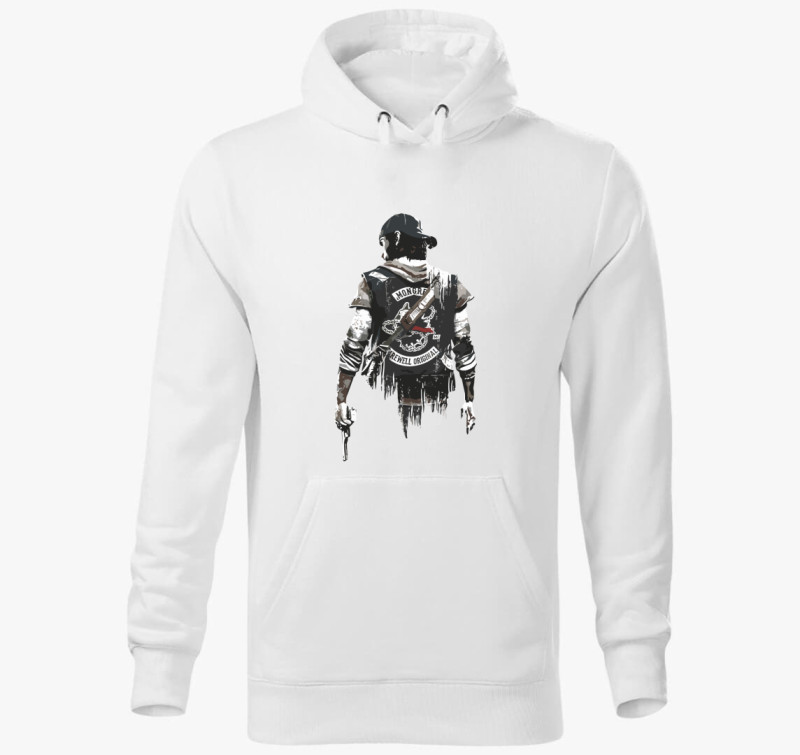 Days Gone character kapucnis pulóver — Fehér