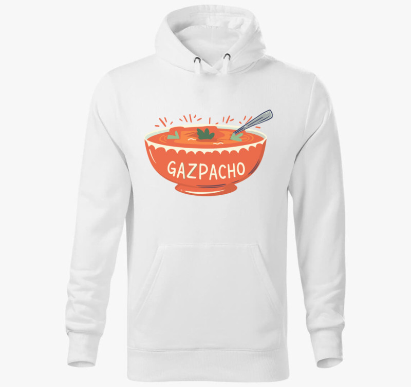 Gazpacho kapucnis pulóver — Fehér
