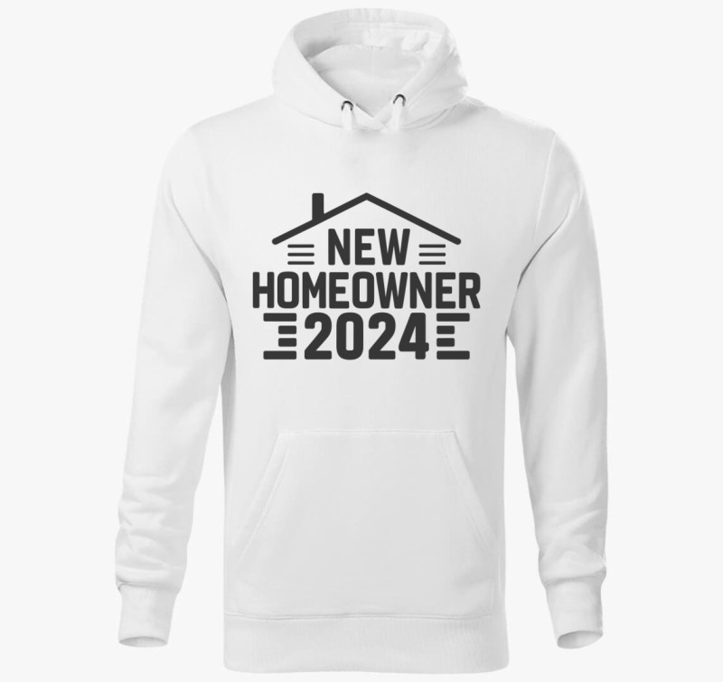 New Homeowner 2024 kapucnis pulóver — Fehér