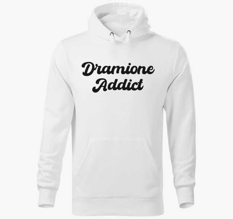 Dramione addict kapucnis pulóver — Fehér
