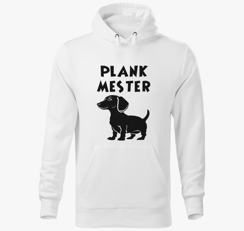 Tacsi Plank mester kapucnis pulóver — Fehér