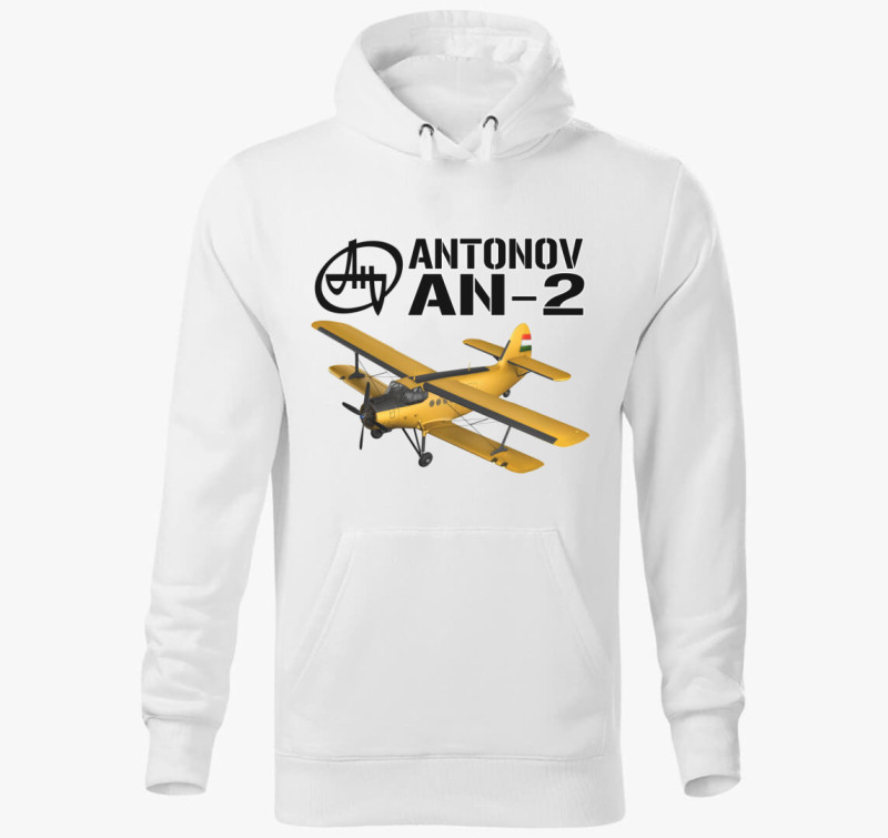 An-2 kapucnis pulóver — Fehér