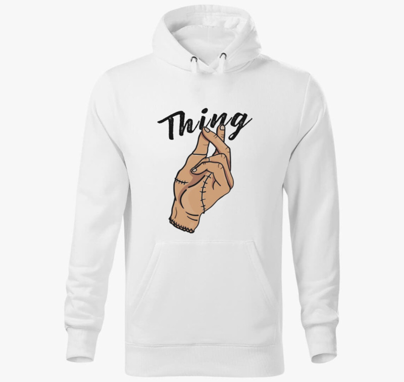 The Thing kapucnis pulóver — Fehér