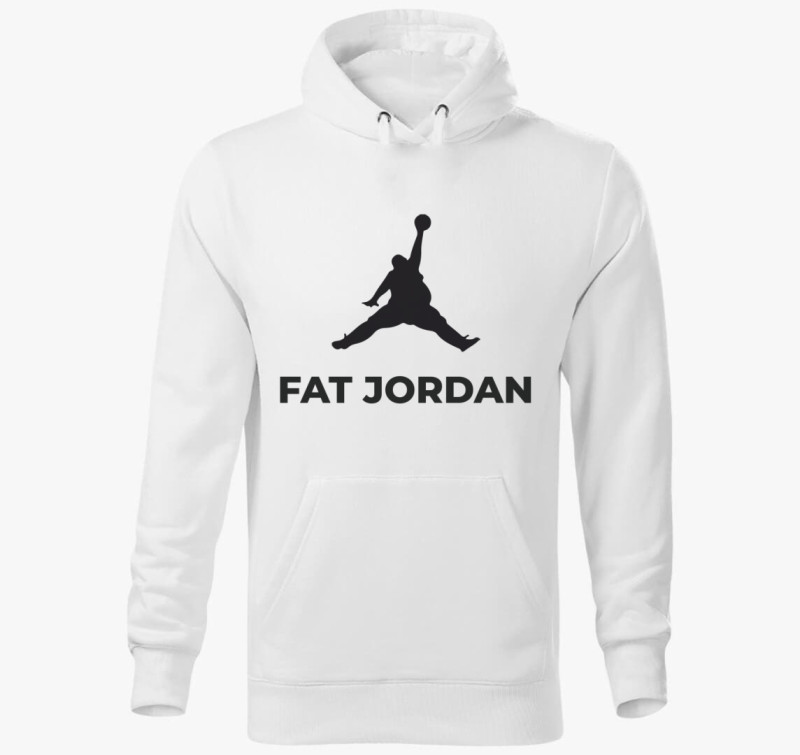 Fat Jordan kapucnis pulóver — Fehér
