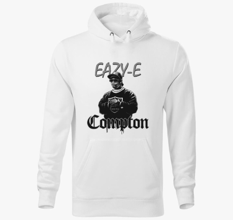 Eazy E Compton kapucnis pulóver — Fehér