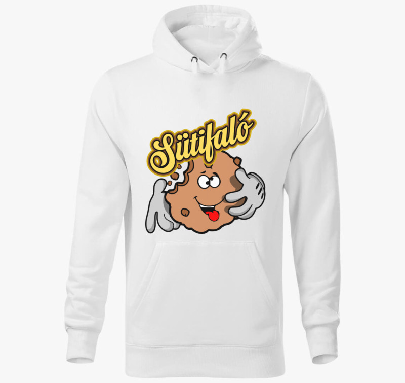 Comic sütifaló kapucnis pulóver — Fehér