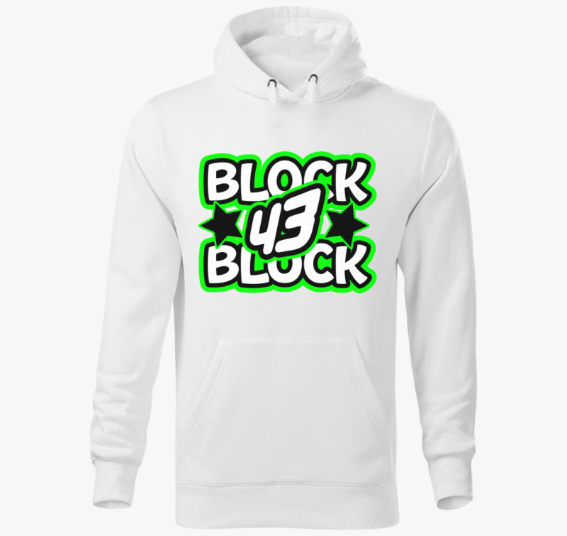 Ken Block star kapucnis pulóver — Fehér