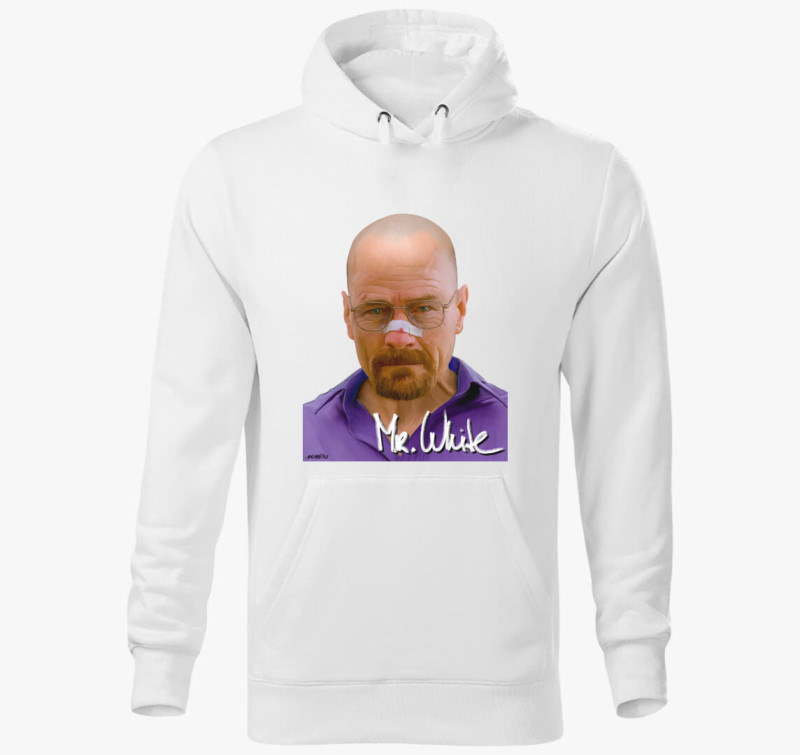 Breaking Bad - Mr White kapucnis pulóver — Fehér