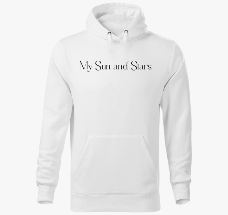 My Sun and Stars verzió2 - Trónok harca kapucnis pulóver — Fehér