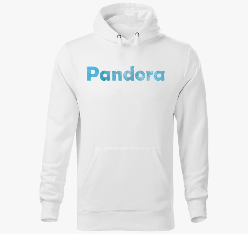 Pandora kapucnis pulóver — Fehér