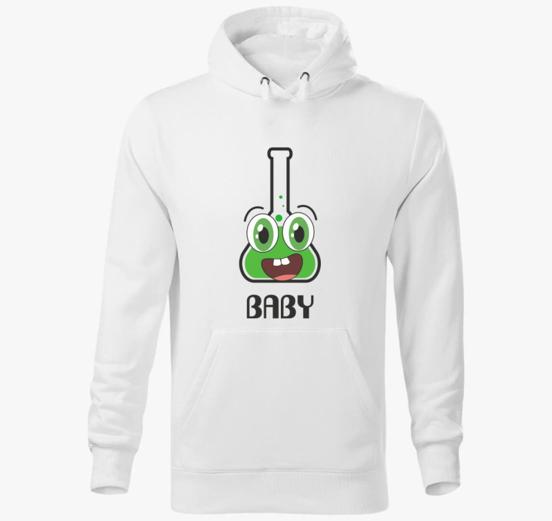 Baby lombik kapucnis pulóver — Fehér