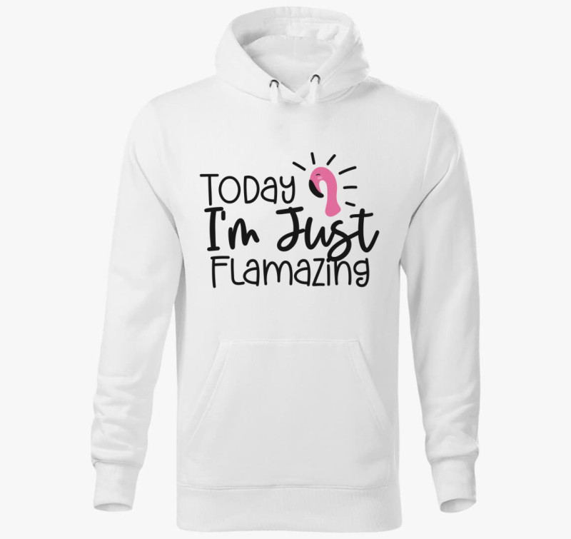 Flamazing kapucnis pulóver — Fehér