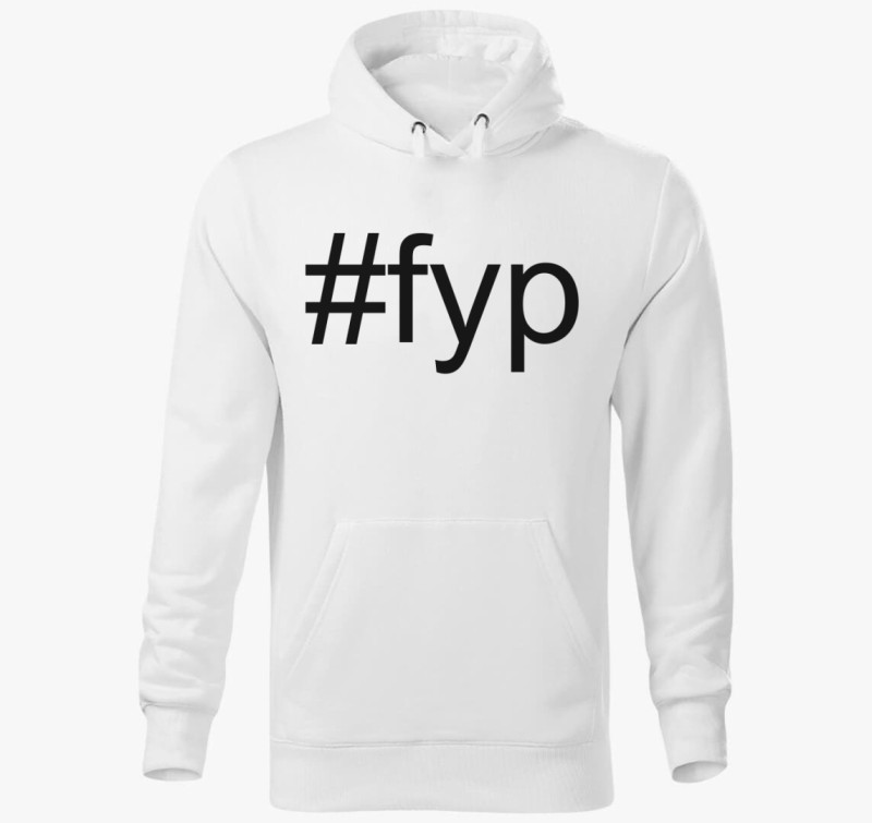 Fyp kapucnis pulóver — Fehér