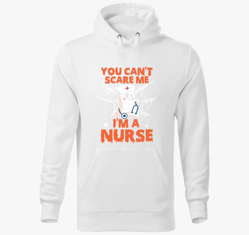 Nurse halloween kapucnis pulóver — Fehér