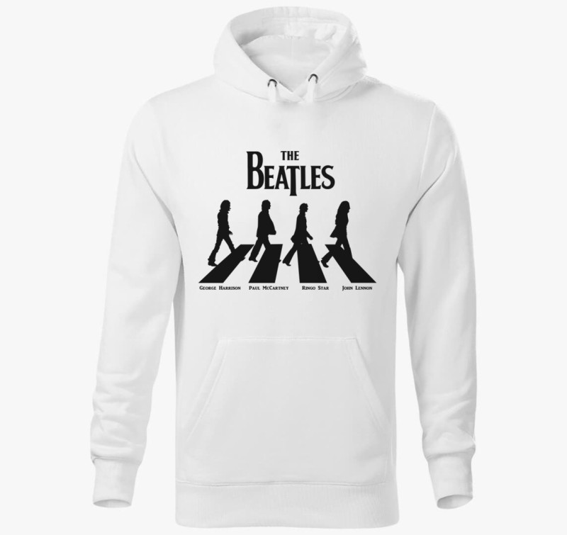 Beatles kapucnis pulóver — Fehér