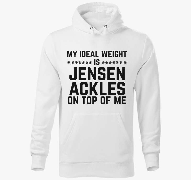 Ideal weight JA kapucnis pulóver — Fehér