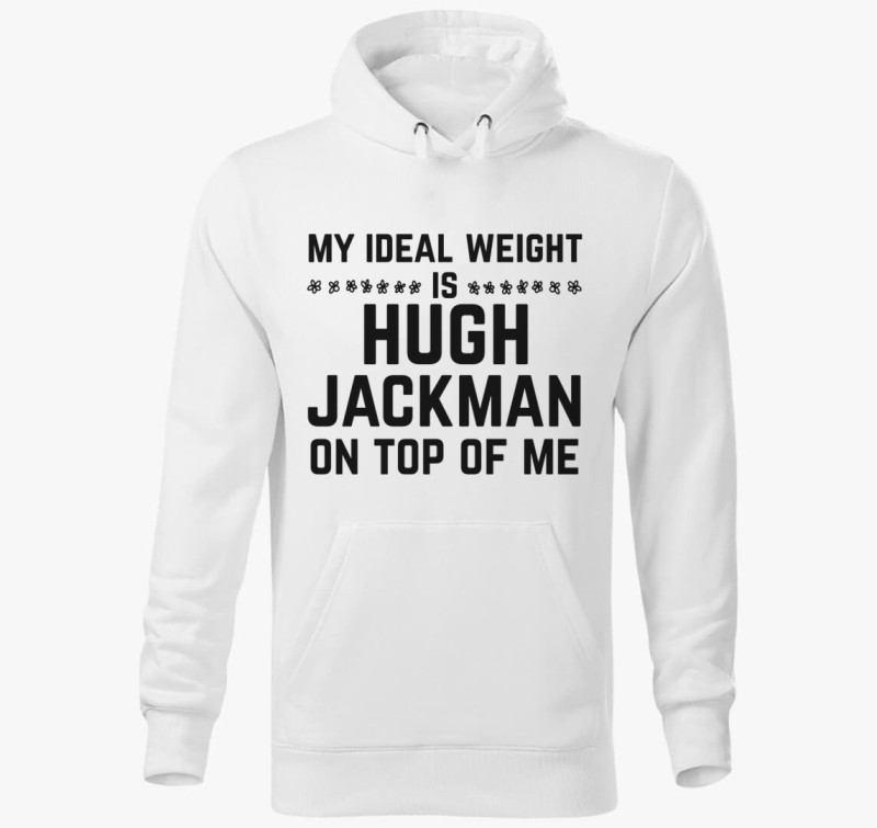 Ideal weight HJ kapucnis pulóver — Fehér