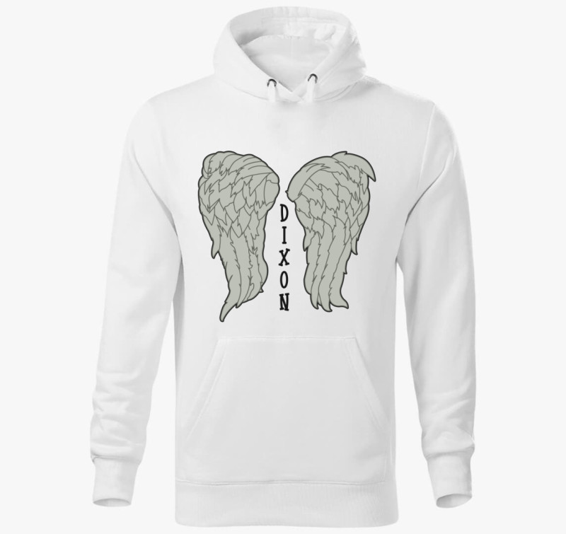 Dixon wings kapucnis pulóver — Fehér