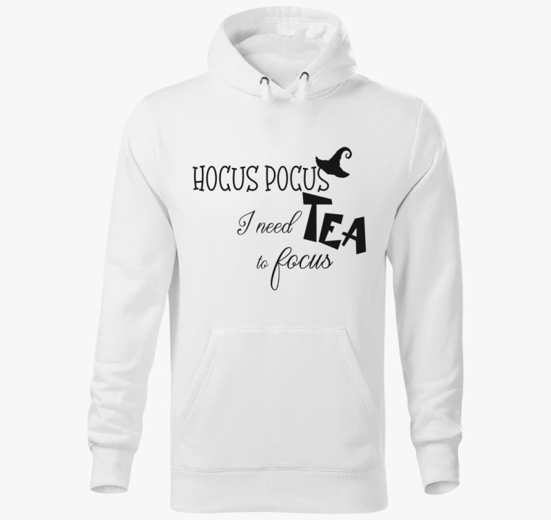 Hocus pocus tea kapucnis pulóver — Fehér
