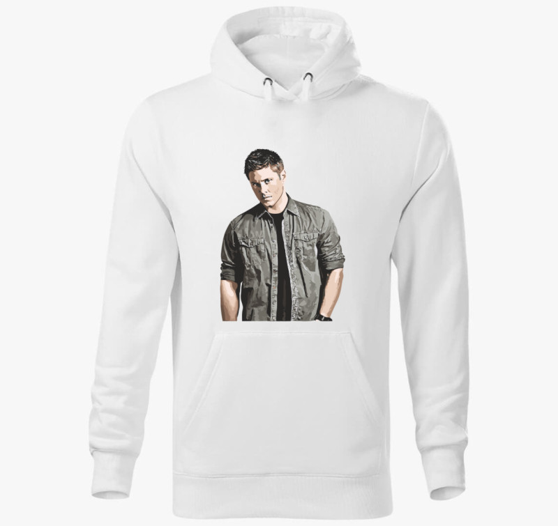 Supernatural Dean kapucnis pulóver — Fehér