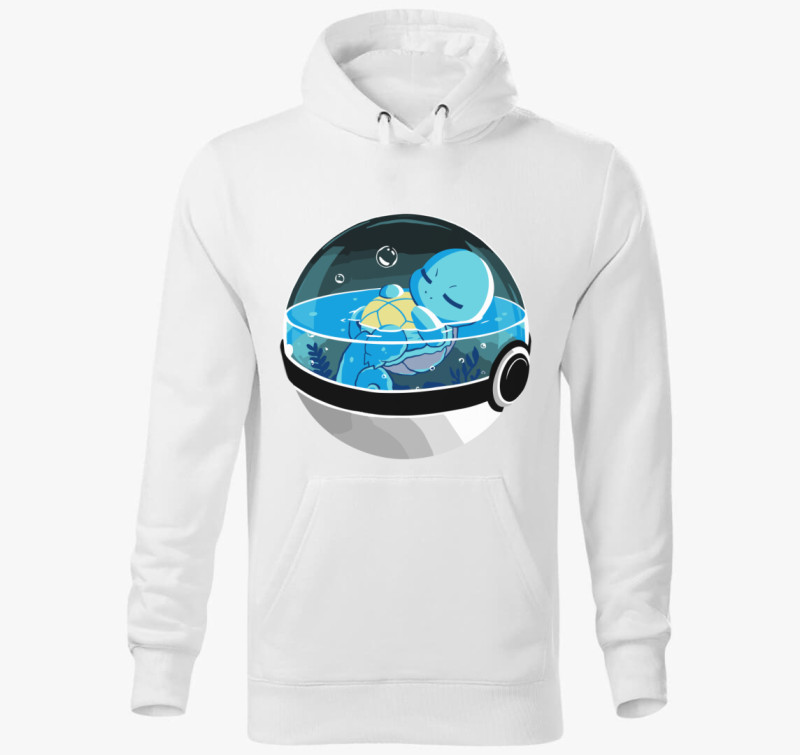 Pokemon Squirtle kapucnis pulóver — Fehér