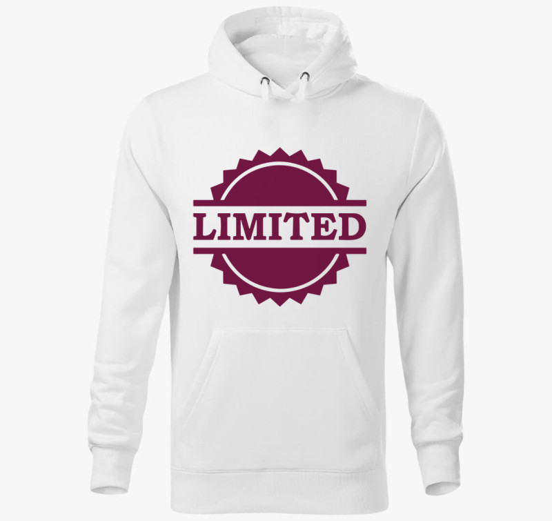 Limited kapucnis pulóver — Fehér