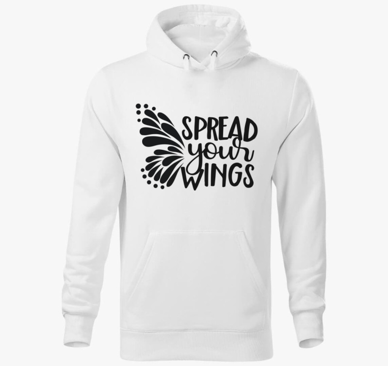 Spread wings kapucnis pulóver — Fehér