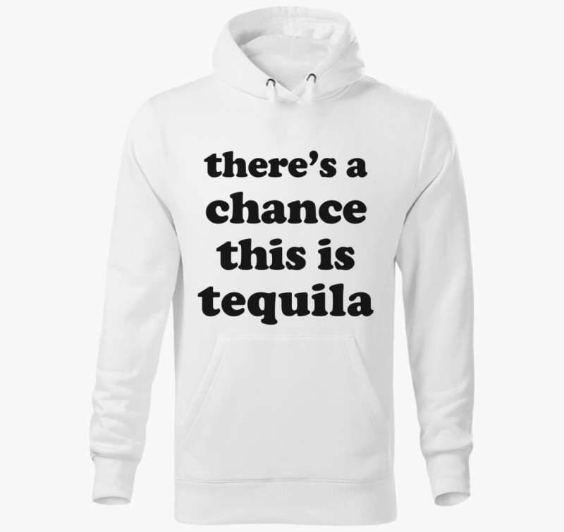 Tequila chance kapucnis pulóver — Fehér