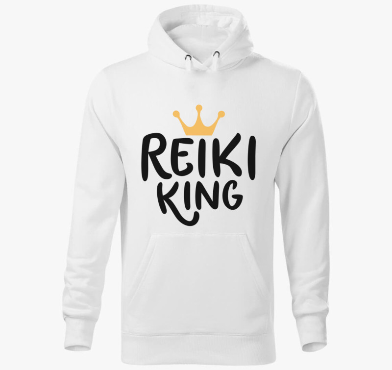 Reiki king kapucnis pulóver — Fehér